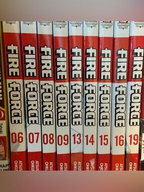 Manga Fire Force Volume Set - Red and White